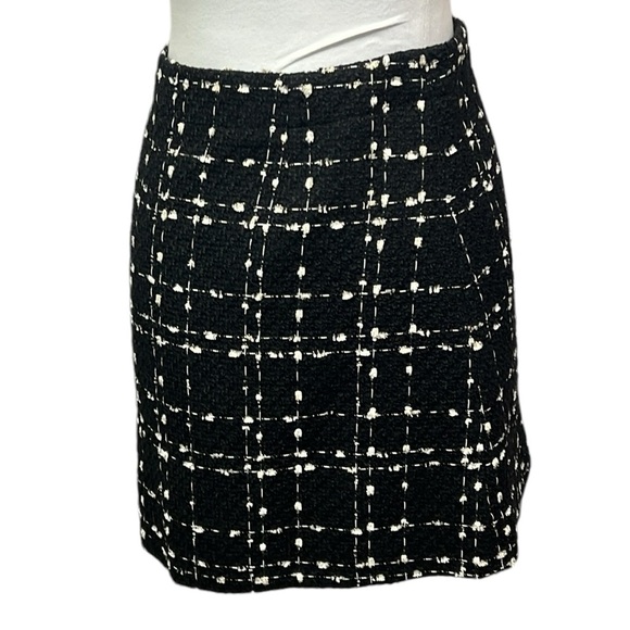 Ted Baker London Chele Tweed Mini Skirt Black - Picture 4 of 5